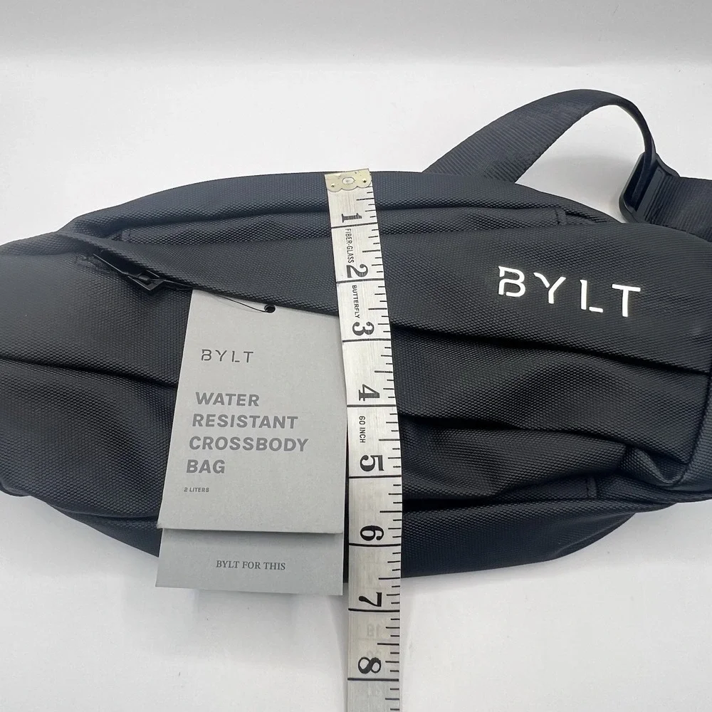 BYLT Water Resistant Crossbody Bag One Size Black Outdoor Gorpcore Travel Casual